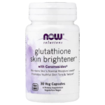 NOW Foods, Solutions, Glutathione Skin Brightener, 30 Veg Capsules