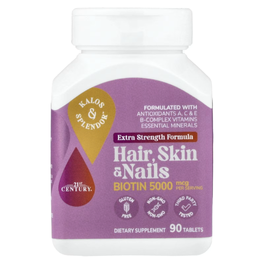 21st Century, Extra Strength Hair, Skin & Nails, 90 Tablets