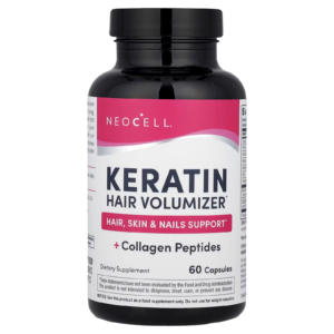 NeoCell, Keratin Hair Volumizer, 60 Capsules