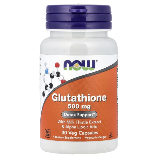 NOW Foods, Glutathione, 500 mg, 30 Veg Capsules