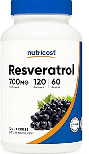 Nutricost Resveratrol 700mg, 120 Capsules