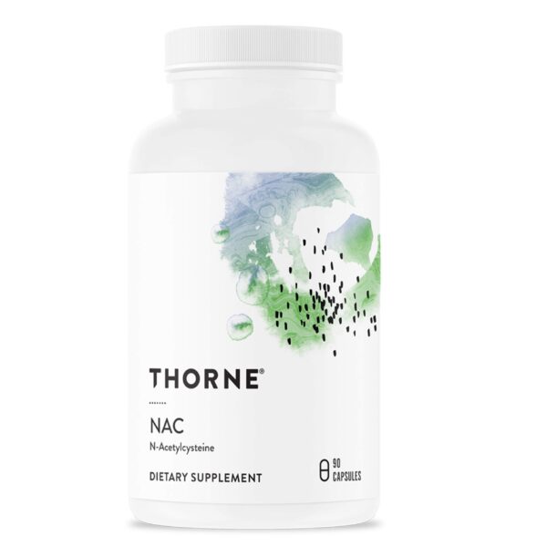 THORNE NAC - N-Acetylcysteine - 500mg - 90 Capsules